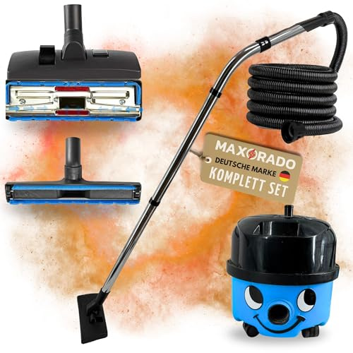 Maxorado Ersatzteile Set passend für Numatic Henry Hetty James Basil David Edward George Bodendüse + Schlauch + Staubsaugerrohr + Parkettdüse Staubsauger Rohr 32mm Ersatzteil HVR200 NVH180 ‎NRV200