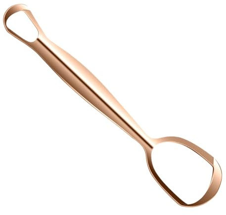 Gratte-Langue - Brosse Nettoyante pour Langue en Acier Inoxydable - Outil de Soin Dentaire en Forme d'Éventail pour Toute la Famille Nettoyage Quotidien