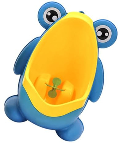Orinatoio per Bambini a Forma di Cartone, Montaggio a Parete | Pp Blu, Uso in Bagno Domestico, Installazione Semplice, Rotazione a Mulinello, per Ragazzi Piccoli Stile Casuale