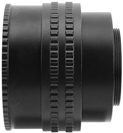 SIXRUN Tubo Macro con Messa a Fuoco Regolabile M52‑M42, Struttura in Alluminio, Estensione da 25-55 Mm per Fotografia Macro