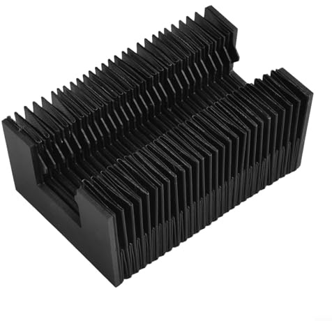 HGR25 - Copertura a prova di soffietto guida lineare, flessibile e telescopica, per router CNC, per stampante 3D, guida per fresatrice, resistente all'olio e all'acqua (700 mm)