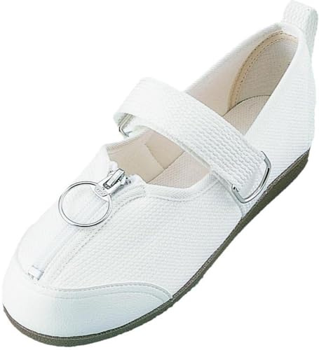 Marianne W505 Women's Pumps, Rehabilitation Shoes, Foot Support, White, 21, 4E
