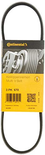 CONTITECH 3PK670 Correa trapecial poli V Correa Poly V Correa poli V Correa de accesorios