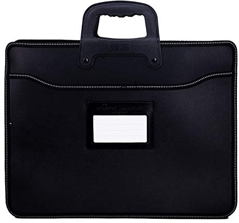Cicilin Business Style Homme Sacoche Porte Documents Serviette Porte-documents à Main Rangement Dossiers Trieur A4 Sac Housse Pour Bureau Commercial Ordinateur Portable Noir Avec porte-cartes