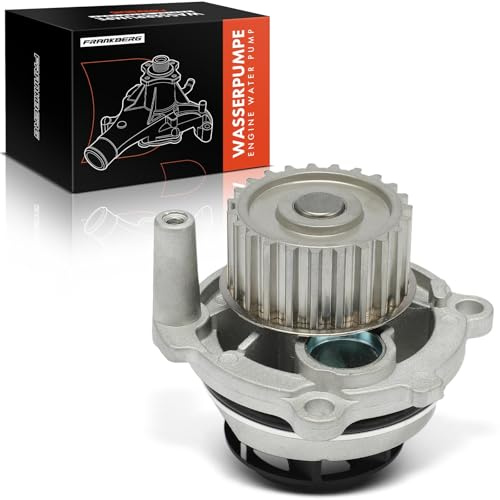 Frankberg Wasserpumpe 06B121011H | Kompatibel mit Golf V Variant 1K5,New Beetle Cabriolet 1Y7,A4 8E2 B6,A3 Sportback 8PA,A3 Cabriolet 8P7,A6 4B2 C5