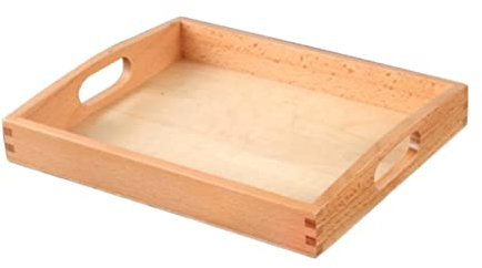FOYTOKI Praktischer Aufbewahrungsbehälter Serviertablett-Box Aus Holz Für Kinder Partys Büros Badezimmer