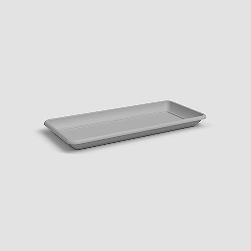 Artevasi Venezia Soucoupe Rectangulaire, 50cm, Gris Clair