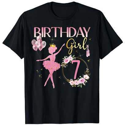 Ballerine classique danseuse de ballet fête d'anniversaire tenue fille T-Shirt