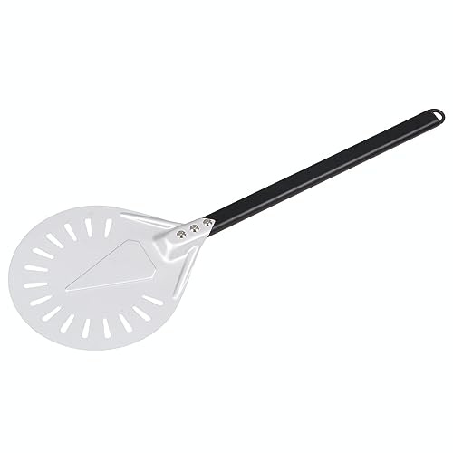 Casa Mia 9-Inch Aluminium Turning Pizza Peel with Detachable Handle | Lightweight & Durable, 9-Inch Perforated Surface, 40cm Handle, For Any Pizza Size