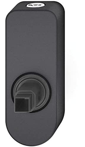 FSB 0 34 0000 17051 0810 schwarz matt Fenstergriff Adapter-Rosette oval abschließbar, Aluminium