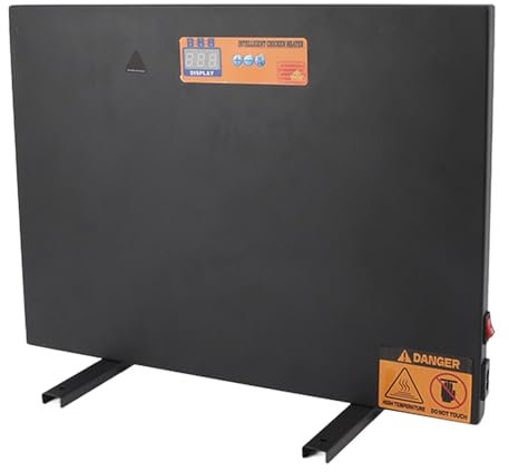 Chauffage pour Poulailler, Chauffage pour Poulet, 150 W, Accessoires pour Poulailler, Plaque Chauffante pour Poussins, Chaton, Chiot, Animaux Domestiques (Prise UE 220V)