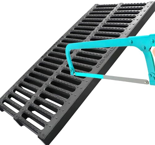 Drain Covers Outdoor, Rectangular Drain Covers, Drain Cover Cut to Size, Drain Covers to Stop Leaves for Patio Lawn Garden (19.7X7.9X0.79IN)