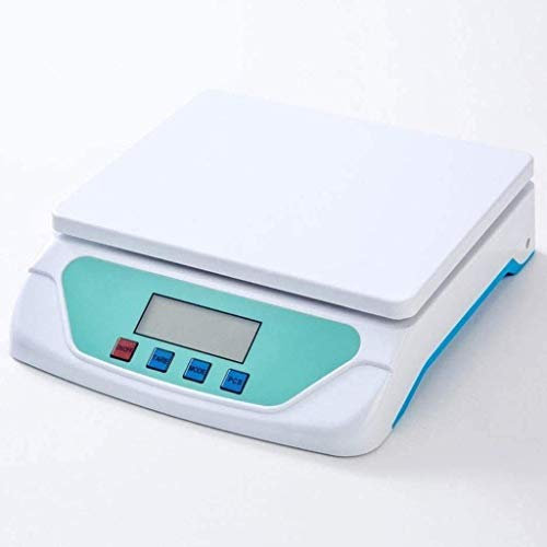 CTCOIJRN Elektroniska vågar 15 kg/0,5 g köksvåg med hög precision ABS-vägningsvåg LCD HD-skärm (storlek: 15 kg/0,5 g)