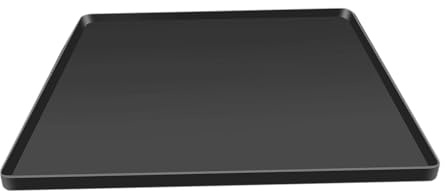 perfk Bac d'égouttage en Silicone sous le tapis de réfrigérateur, tapis de sol pour Mini-réfrigérateur, congélateur, pour la cuisine, Machine à laver, noir, 65x60cm
