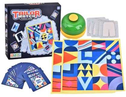Find It Kartenspiel, Kartenspiel für Kinder,Kleidung passende Kinderspielkarten - Kreatives Kinderspielkarten-Aktivitätenspiel mit Einer Glocke für Kinder und Erwachsene, Vorschulkinder