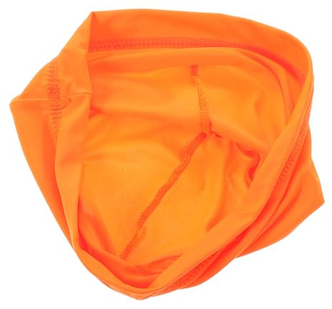 Mipcase Chapeau De Cyclisme Coupe-Vent Chapeau De Vélo Casquette De Vélo Résistante Vent Bouchon De Refroidissement Capuchon De Protection d'oreille De Cyclisme Orange Polyester