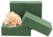 WACH AUF 4 Pezzi Schiuma Floreale Set Schiuma Umida Verde 14x8x4,5cm Spugna Fiori Spugne per Fiori Alta Densità Fiori DIY Artificiali Freschi Umida Fare Bricolage per Matrimonio Compleanno(Cuboid)