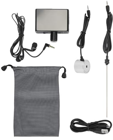 Kit de Monitor de Fuga de tuberías de Agua Detector de tuberías subterráneas Mejorado Tester de Altavoces de Alta Resistencia Adecuado para la construcción del Sitio de