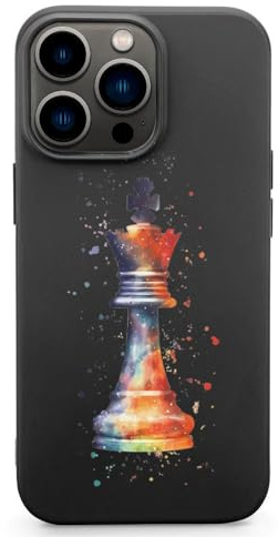 Chess Playing Piece The King Printed Phone Case Unisex Cute Trendy Cellphone Protective Cover Compatible with iPhone 13/13 Pro/13 Pro Max/13 Mini