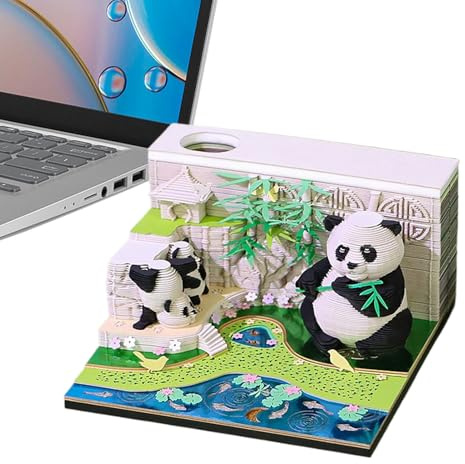 Generico Calendario 3D,Blocco Carte 3D Strappabile con Arte | Arte Artigianale Strappabile per Scuola Casa Ufficio Camera Soggiorno