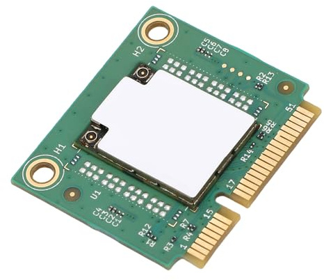 Aramox Tarjeta Inalámbrica WiFi 6E, Tarjeta Mini PCIE WiFi Bluetooth 5.3 6GHz/5GHz/2.4GHz Triple Banda, hasta 6Gbps, MU-MIMO & WPA3, Compatible con 10/11