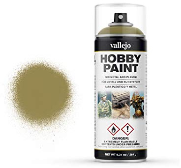Vallejo Hobby Spray Paint 28001 Panzer Yellow (400ml)
