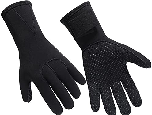 iEasey Guanti da muta Ultimate Guanti da sub in neoprene spessi 3 mm Guanti da sub antiscivolo termici Snorkeling Kayak Guanti da vela Paddle Surf Nuotare Guanti da sport acquatici