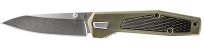 Gerber Taschenmesser mit Gürtelclip, Fuse, Klingenlänge: 8,56 cm | Glasfaserverstärkter Kunststoff/7Cr17MoV, Grün, 30-001876