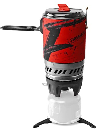 Fire-Maple Polaris Régulateur de Pression Système de Cuisson pour Randonnée, Réchauds de Camping à Gaz avec Support, Idéal pour Sac à Dos