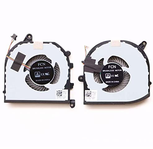Fleshy Leaf CPU+GPU Lüfter Ersatz für Dell XPS 15 9570 Precision 5520 5530 Serie 008YY9 0TK9J1 TK9J1 08YY9