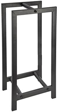 PEPDRO Scaffale for Legna da ardere Scaffale for Legna da ardere Decorativo for caminetto Scaffale for Legna da ardere Decorativo Semplice e Moderno in Metallo Nero for la casa