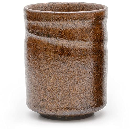 Thé En Céramique Japonaise Et Tasse De Café - Glaçage Brun Wabi Sabi - zen minded