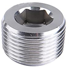 Kupfer 1/8 1/4 3/8 1/2 3/4 Außengewinde Messingrohr Sechskantkopf Endkappe Steckfitting Kupplung Stecker Adapter Kupfer 1/8quot; 1/4-Eisenstecker, 1/2