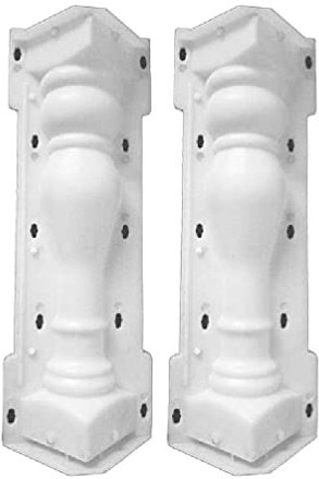 Stampo per colonne romane da giardino, effetto pietra, fai da te, cortile, giardino, pavimentazione in plastica, stampo per creatore di cemento per piscina, lungo giardino e cortile