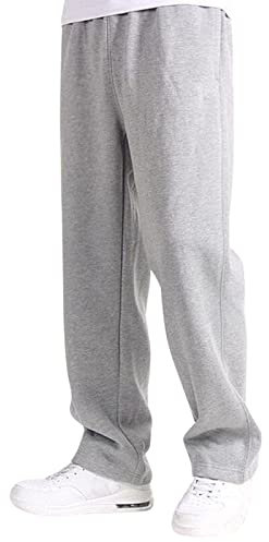 Sport Hose Herren Langgröße Fitness Sweat Hosen Herren Elastischer Bund Mit Kordelzug Hose Taschen Winter Warme Casual Jogginghose Herren Tommy Jogginghosen Sportkleidung Lässige