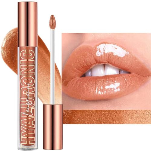 TWLBXMG Gloss à lèvres avec miel, brillant à lèvres, hydratant, brillant, végétalien