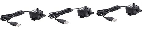 Kisangel 3stücke Usb Tauchpumpe Einstellbare Wasserpumpe Für Aquarien Springbrunnen Teiche Simuliert Natürliche Meeresumgebung Für Fische Leise Und Langlebig