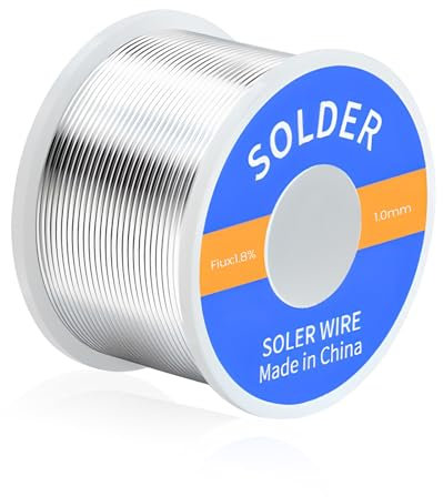 GALAMAX 1.0mm 100g Solder Wire, Soldring Flux Rosin Core Solder Wire, Low Melt Solder Tin Wire for Electrical Soldering Electronic Components Repair and DIY