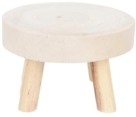 CIYODO Massiver Holz Blumenständer Pflanzenhocker Balkon Pflanzentopf Ständer Aus Natürlichem Holz Niedriger Blumentopf Hocker Für Sukkulenten Und Zimmerpflanzen Stabil Und Dekorativ