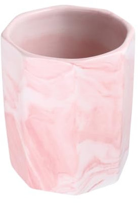 Lurrose Bleistift Organizer Kommode Make Up Pinselhalter Stifttopf Marmor Stifthalter Schreibtisch Organizer Marmor Schreibtischzubehör Keramik Stifthalter Stiftbehälter