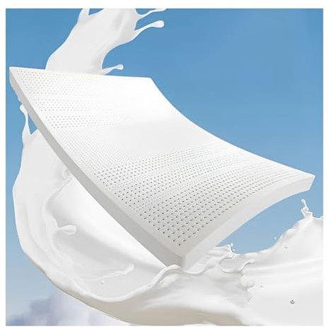 100% Natur-Latex Matratze, Superweich Matratzenauflage, 140 X 200 cm, Maschinenwaschbar Für Einzel-Doppelbett,120x190X10cm