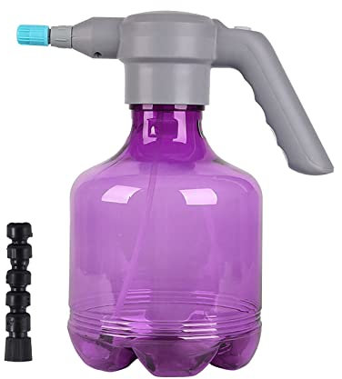 TFixol Bouteille électrique de jardin électrique de 3 L pour fleurs de maison, arrosoir à main avec bec réglable, dispositifs d'arrosage automatique Pla Violet PE 2