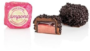 Venchi - Chocoviar Frambuesa, Bombones en Bolsa de 1 Kg, con Chocolate Negro, Sin Gluten, Sin Colorantes y Sin Conservantes