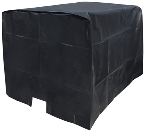 Serbatoio d'acqua da 275 galloni, copertura per tote IBC, 47x31.5x39 pollici di copertura del serbatoio di acqua impermeabile per bordo impermeabile, protezione per botti di pioggia esterna, barile d