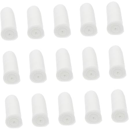 ERINGOGO 20pcs Elastic Pbt Compression Wraps for Dressing and Wound Care, Support Tape for Emergency and Medical Use