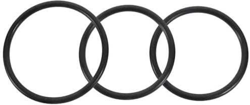 Supvox 3 Stück Klangschalen Gummiring Flexible O-ringe für Kristall Klangschalen Rutschfeste Klangschalenmatten für Meditation und Klangtherapie