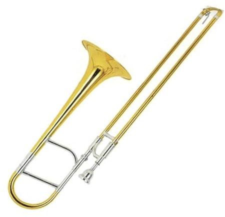 Verstellbare Posaune Goldlackierte Es Alt Posaune Musikinstrument