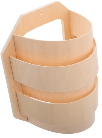 HINTRMENT Sauna Lampenschirm Schlanker Leichter Saunalampen Schutzschirm Eck Lampenschirm für Dampfbad Einfach Montierbar Dekorative Sauna Innenleuchte