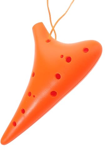 HINTRMENT Ocarina in Resina per Principianti a 12 Fori in Do Contralto, Strumento Musicale Resistente Antigraffio Suono Caldo e Ampio Range, per Esibizioni Soliste e Ensemble Colore Casuale