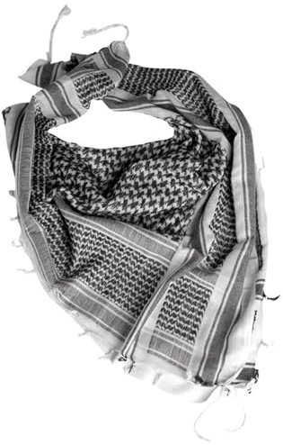 Mil-Tec Mode-Schal-12613000 Mode-Schal Weiss/Schwarz OneSize